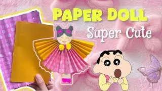 Cute & Aesthetic🎀Paper Doll✨super easy||Please subscribe🥺 #like #share #art #cute #aesthetic 
