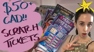 I BOUGHT $50 WORTH OF CANADIAN SCRATCH TICKETS!! | Win or Bust