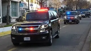 US Vice President Kamala Harris and Secret Service arrive in Paris !!