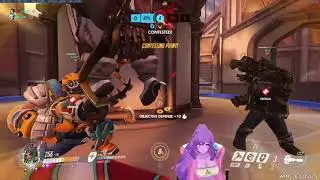 AGAIN NERF BRIGITTE! VIOLET BRIGITTE! GAMEPLAY OVERWATCH SEASON 25 TOP 500