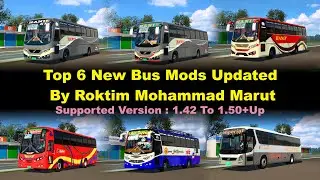 Top 6 New Bus Mod Updated By Roktim Mohammad Marut | Euro Truck Simulator 2 | Review+Link