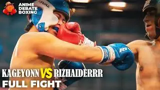 ANIME DEBATE BOXING - Match 1 (@kageyonn  vs. @rizhaiderrr) FULL FIGHT