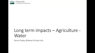 Impacts on Water Quality and Erosion