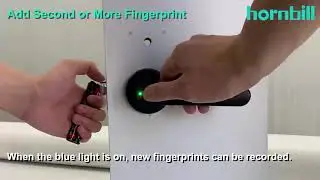 Hornbill Fingerprint Door Lock Operating Instructions