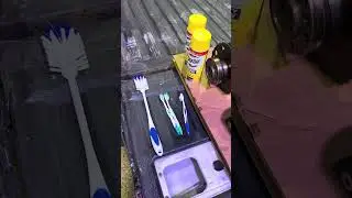 Best way to clean an engine! #turbo #automobile #mechanic #engine #performance