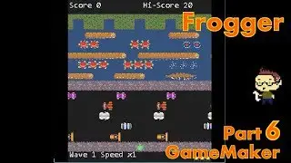 Frogger Part 6 - Add Text/Finishing - GameMaker Studio