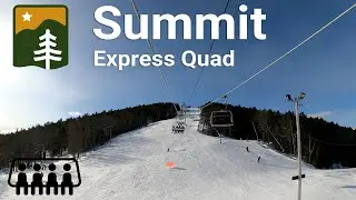 Pleasant Mountain - Summit Express Quad (New for 2024-2025)