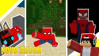 MELHOR ADDON DE HOMEM-ARANHA PARA MINECRAFTPE (MINECRAFTPOCKETEDITION)