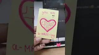 Cute note for. all the a-Maze-ing peeps !! #smallnote #cutenotes #artexplorer #artist #lettering