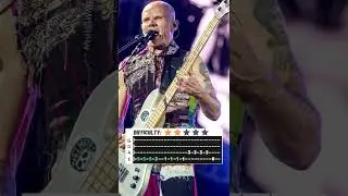 Red Hot Chili Peppers - Otherside // Bass tutorial (Riff)