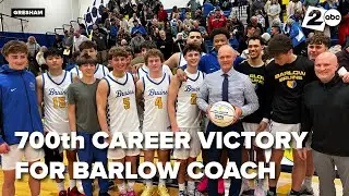 Sam Barlow basketball coach reaches his 700th victory