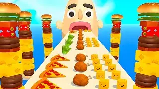 Sandwich Runner - Gameplay Walkthrough - All Levels (IOS, Android) EP262