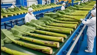 Inside the World&rsquo;s Largest High-Tech Banana Leaf Processing Factory