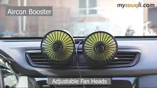 Mini Fan Car Aircon Booster