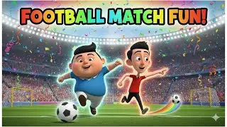 Football Match Fun | Motu Patlu Sports Story | 3D Animation | Kids Entertainment