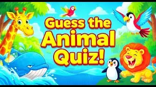 🐾 Guess the Animal Quiz for Kids | BrainyBees 🐝 | Fun Animal Riddles & Facts  @brainybees25