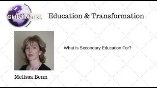 Melissa Benn - What Is Secondary Education For?