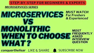 Monolithic vs Microservices : When to choose what | In-depth comparison | Fully explained
