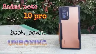 BOZTI back cover for redmi note 10 pro / redmi note 10 pro max ( transparent, black, grip, case)
