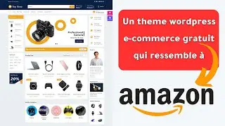 un theme wordpress gratuit pour creer un site ecommerce comme amazon