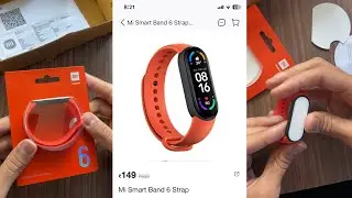 Mi Smart Band 6 strap orange in such offer price 😱⌚️#shorts #unboxing #review