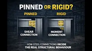 Pinned or Rigid How Steel Connections Decide the Real Structural Behavior