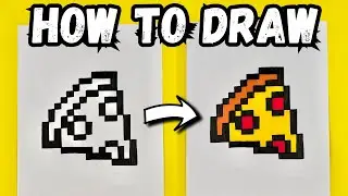 How To Draw Pizza Pixel Art