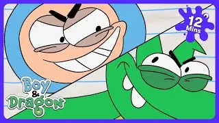 Boy & Dragon - Legs Akimbo Dance Battle | Kids Cartoons | WildBrain Circus