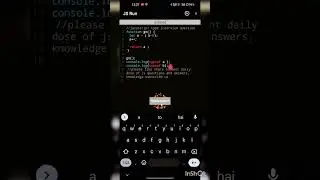 crack Javascript Interview with shorts 