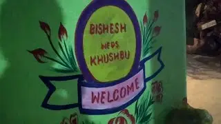 Sadi Painting // Painting Flowers // Artist - Jitendra Hembram