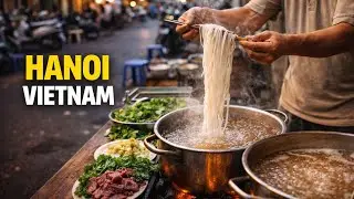 Самые аппетитные блюда уличной кухни Вьетнама 🇻🇳🔥 (Фо, Бань Ми, Бун Ча и многое другое)