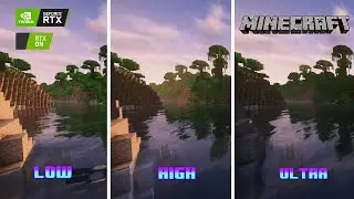 Rethinking Voxels RTX Shaders: Low vs High vs Ultra Comparison | Minecraft 1.21.4
