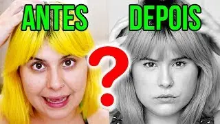 MEU CABELO COLORIDO NOVO! Tchau Amarelo 💛