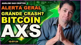 AN&Aacute;LISE BITCOIN - AXS - POSS&Iacute;VEL CRASH? #fantokens #bitcoin #polygon #axs #noticiasmundiais