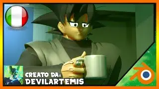 Il caffè mattutino di Black Goku | DEVILARTEMIS ITA