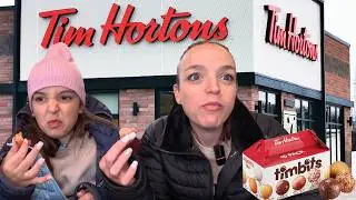First Time Trying TIMBITS at Tim Hortons - NOT WHAT WE EXPECTED!
