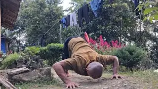 Day 54/75 Hindu Push Ups Hard Challenge Exercise | 2025