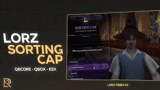 🎩 FiveM hogwarts Sorting Hat | LORZ | 🧙&zwj;♂️ Magical Quiz + Random House System