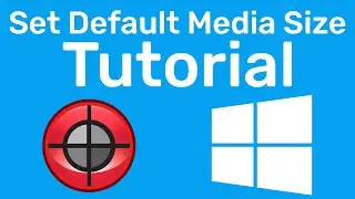 Set Default Film Media Size on Windows