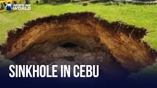 SINKHOLE IN SAN REMIGIO CEBU