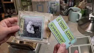 Altered Tim Holtz Configurations Box Photo Album