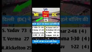 MI vs DC IPL 2025 Full Highlights, Mumbai Indians vs Delhi Capitals IPL 2025 Full Highlights #mivsdc
