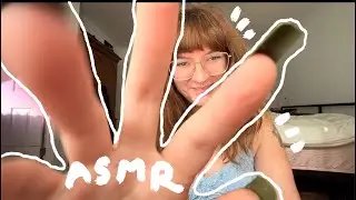 tapping your face but it keeps changing material | ASMR