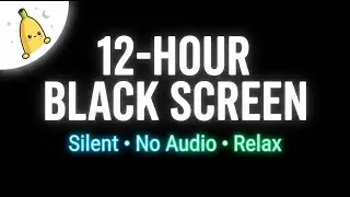 12-Hour Black Screen Video | Silent & Empty | Relax, Sleep, Focus