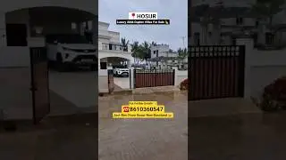 🏅Top Villa property in hosur 😍 just 4km From Hosur New Busstand 🛣 #hosur #templetown ☎️8610360547