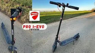 Ducati Pro I-Evo - Electric scooter with arrows - Review