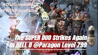 Super Duo Strikes Again | Paragon Level 799 Hell 8 #pwdchinoygamer #diabloimmortal #gaming #pwd