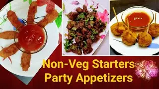 New Year Special Party Starters|Party Appetizers|Non-Veg Starters|Eve Party Snacks|New Year 2022