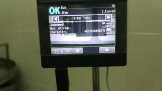 Omron FQ-CR vision sensor. Barcode verification