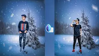 Snapseed Winter Snowfall Dark Photo Editing || Snapseed Photo Editing